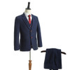 Two Buttons Groom Tuxedo 7 Colors Groomsmen Notch Lapel Wedding/Dinner Suits Best Man Bridegroom (Jacket+Pants+Vest) C60