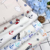 Twill 8 pcs Ocean anchor series Cotton Fabric DIY Patchwork Sewing Kids Bedding Bags Cloth Textiles Sailing Fabric 40*50cm
