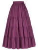 Tutu Skirt Silps Swing Rockabilly Petticoat Wide Hem Cotton Maxi Skirt Long Retro Skirt Petticoat Underskirt for Wedding Bridal
