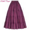 Tutu Skirt Silps Swing Rockabilly Petticoat Wide Hem Cotton Maxi Skirt Long Retro Skirt Petticoat Underskirt for Wedding Bridal
