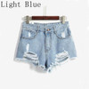 Vintage Women Summer Fashion High Waist Casual Ripped Hole Denim Slim Shorts Jeans 2017 Vintage Women Summer Fashion High Waist Casual Ripped Hole Denim Slim Shorts Jeans 2017
