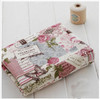 Vintage Rose half meter butterfly printed cotton linen cloth curtain cloth cotton linen fabric DIY handmade material choose