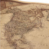 Vintage Retro Matte Kraft  Paper World Map Antique Poster Wall Sticker Home Decora 72.5*47.5CM~GS487