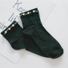 Vintage Pearl Decorative Shiny Socks Female Hipster Rhinestone Autumn Short Harajuku Socks Women Fashion Art Funny Ankle Socks Vintage Pearl Decorative Shiny Socks Female Hipster Rhinestone Autumn Short Harajuku Socks Women Fashion Art Funny Ankle Socks