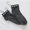 Vintage Pearl Decorative Shiny Socks Female Hipster Rhinestone Autumn Short Harajuku Socks Women Fashion Art Funny Ankle Socks Vintage Pearl Decorative Shiny Socks Female Hipster Rhinestone Autumn Short Harajuku Socks Women Fashion Art Funny Ankle Socks