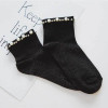 Vintage Pearl Decorative Shiny Socks Female Hipster Rhinestone Autumn Short Harajuku Socks Women Fashion Art Funny Ankle Socks Vintage Pearl Decorative Shiny Socks Female Hipster Rhinestone Autumn Short Harajuku Socks Women Fashion Art Funny Ankle Socks