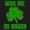Vintage Kiss Me I'm Drunk Shamrock T-Shirt