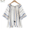 high quality Summer style Kimono blouses top Plus size XL-5XL Fluid Systems Printed Casual Women shirts blusas tops vintage body