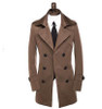 High quality slim trench coat men overcoat mens clothing teenage double breasted outerwear casaco masculino classic casual 9XL