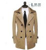 High quality slim trench coat men overcoat mens clothing teenage double breasted outerwear casaco masculino classic casual 9XL