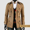 High quality slim trench coat men overcoat mens clothing khaki double breasted outerwear casaco masculino classic casual 9XL