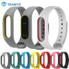 High Quality Silicone Colorful Straps Replacement For Xiaomi Mi Band 2 Wrist Strap Miband 2 Smart Wristband Bracelet Accessories
