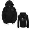 High Quality Roger Federer RF print perfect Hoodies men women unisex Hip Hop zipper black hoodie Sweatshirt hoody Free Shipping High Quality Roger Federer RF print perfect Hoodies men women unisex Hip Hop zipper black hoodie Sweatshirt hoody Free Shipping