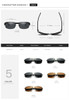 High Quality Retro Sunglasses Men Polarized Driving Sun Glasses Mens Outdoor Metal Frame Vintage Glasses Brand Designer Eyewear