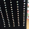 HIGH QUALITY Newest Fashion 2016 Runway Dress Women's Long Sleeve Luxury Diamonds Beading Stretch Bodycon Dress Size S-XXL