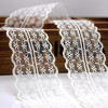DongCai Lace Trim Ribbon 10 Yards/lot 45mm Apparel Sewing Knit Fabric DIY Embroidered Net Fabric Cord Lace Patchwork Accessories