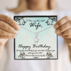 Happy Birthday To Wife - Beauty Necklace