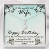 Happy Birthday To Wife - Beauty Necklace