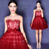 Don's Bridal In Stock Red Embroidery Short Prom Party Cocktail Dresses 2016 Cocktail Dress vestidos de coctel robe cocktail Don's Bridal In Stock Red Embroidery Short Prom Party Cocktail Dresses 2016 Cocktail Dress vestidos de coctel robe cocktail