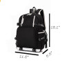 Don Diablo noctilucous backpack student school bag Daily backpack men women Rucksack