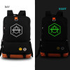 Don Diablo noctilucous backpack student school bag Daily backpack men women Rucksack