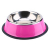 Dog Bowl Stainless Steel Anti-skid Pet Dog Cat Food Water Bowl Pet Feeding Bowls XS-L For Pet Food Water Feeder