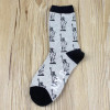 Socks Women Cotton Brand Eiffel Tower Ferris Wheel Printed Crew Long Happy Funny Sox Harajuku Skateboard Dress Designer Meias