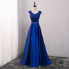 SOCCI Weekend Long Satin Lace Evening dress 2017 Mother of the Bride Dresses Crystal Sashes vestido de festa Formal Party Gowns
