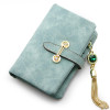 SoAr Wallet Women Luxury Brand Coin Purse Bag Female Clutch Handbags Tassel Long Nubuck Leather Wallets Fashion Famous Design