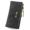 SoAr Wallet Women Luxury Brand Coin Purse Bag Female Clutch Handbags Tassel Long Nubuck Leather Wallets Fashion Famous Design