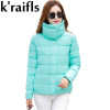k'raifls Autumn Winter Jacket Women Coat Fashion Female Down Jacket Women Parkas Casual Jackets Inverno Parka Wadded Plus Size
