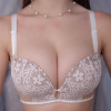 JYF Brand Women New Underwear Set Sexy Seamless Wire Free Lace Bra Set Young Girl Sexy Lingerie Deep V Push Up Bra Sets