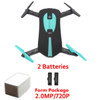 JY018 Quadrocopter Pocket Foldable Selfie Drones With Camera HD Altitude Hold FPV Quadcopter Headless Mini Dron RC Helicopter