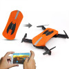 JY018 ELFIE WiFi FPV Aircraft Mini Foldable Selfie Drone RC Drones with 2MP Camera HD FPV Professional H37 720P RC Airplane