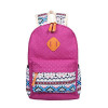 Just Follow 2017 Women Canvas Printing Backpack for Teenage Girls Cute Middle High School Bags Backpacking Backpack 3 Set