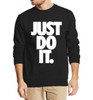 Just Do It letter print 2016 autumn winter men sweatshirt fashion hoodies streetwear tracksuit fleece top clothing drake