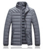 JUNGLE ZONE Mens Winter Thick Warm Down Jacket Casual Long Coat 95% White Duck Down Jackets Collar jackets Men down jacket 060