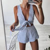 Jumpsuits 2017 Bodysuit Body Shorts Overalls For Women Playsuit Off Shoulder Print Rompers Womens Jumpsuit Women's Suit Female