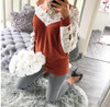 jumper Autumn 2017 Women long sleeve sexy sweater female Lace stitching casual wool bottoming sweater women sweater pullover