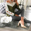 jumper Autumn 2017 Women long sleeve sexy sweater female Lace stitching casual wool bottoming sweater women sweater pullover