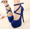 JULY Brand New High-heeled Shoes Woman Pumps Wedding Shoes Platform Fashion Women Shoes Red High Heels 14cm Suede Size 34-42 JULY Brand New High-heeled Shoes Woman Pumps Wedding Shoes Platform Fashion Women Shoes Red High Heels 14cm Suede Size 34-42
