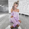 Julissa Mo Autumn Off Shoulder Long Jumpsuit Women Rompers Sexy Hollow Out  Lace Up Bodysuit Overalls Plus Size Playsuit