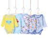 0-24m Cute Lovely 5 Pieces/Packs Baby boy Bodysuits Infant Baby Jumpsuit Baby Clothes Baby Girls Long Sleeve Bodysuits Clothing