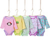 0-24m Cute Lovely 5 Pieces/Packs Baby boy Bodysuits Infant Baby Jumpsuit Baby Clothes Baby Girls Long Sleeve Bodysuits Clothing
