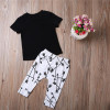 0 to 24M Newborn Baby Girls Boys Clothes Short Sleeve Tops T-shirt+Pant Legging 2pcs Outfit Baby Clothing Set 0 to 24M Newborn Baby Girls Boys Clothes Short Sleeve Tops T-shirt+Pant Legging 2pcs Outfit Baby Clothing Set