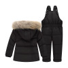 '-30 Degree Toddler Duck Down Jacket Kids Snowsuit Winter Overalls Boys Warm Jackets Girls Suits Coat+Bib Pants For 1-3 Years