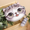 (1pcs/sell) 3D Funny Cat Womens Travel Cosmetic Bags High Quality Makeup Bag Make Up Bag Neceser Luxury Brand Famous Brands Hot