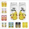 % New Arrival Kawaii Harajuku Pokemon Pikachu Socks 3D Printed Cartoon Women's Low Cut Ankle Socks Novelty Casual Socks Meias D