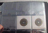 #802325 PCCB 12 Grid CARDBOARD COIN HOLDER ALBUM INSERT PAGE SHEETS, Coin Protector Album Binder Sheets Sleeves 12 openings