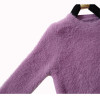 GOPLUS High Quality Cashmere Sweater Pullover O-neck Sweater Long Sleeve Casual Loose Sweater Knitted Tops Women's Basic Sweater